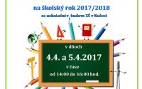 Informácia o zápise do prvého ročníka ZŠ 2017-2018
