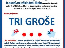 Nadácia Slovenskej sporiteľne podporila projekt našej ZŠ TRI GROŠE