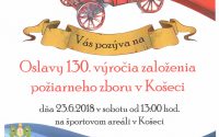 Oslavy 130. výročia založenia PZ v Košeci