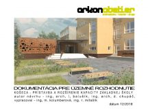 Projekt prístavby budovy ZŠ v Košeci pre územné konanie