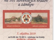 Výstup na 101 slovenských hradov a zámkov 2019